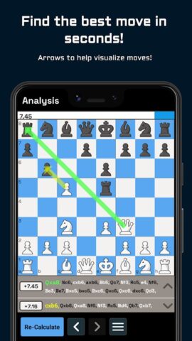 Chess Bot: Stockfish Engine для Android — скриншот 2
