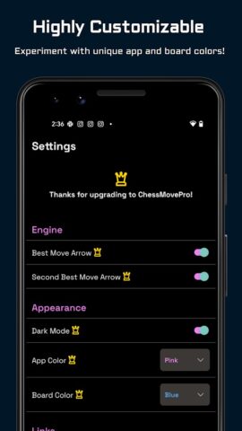 Chess Bot: Stockfish Engine для Android — скриншот 5