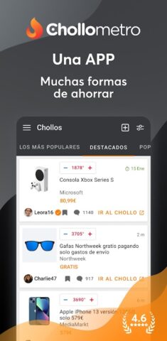 Chollometro – Chollos, ofertas для Android — скриншот 1