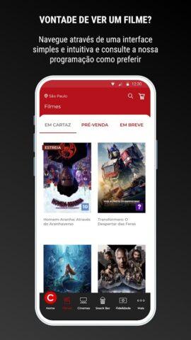Cinemark Brasil для Android — скриншот 5