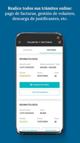 Clínica Universidad de Navarra для Android — скриншот 4