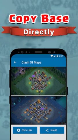 Clash of Maps — Base, Layouts для Android — скриншот 4
