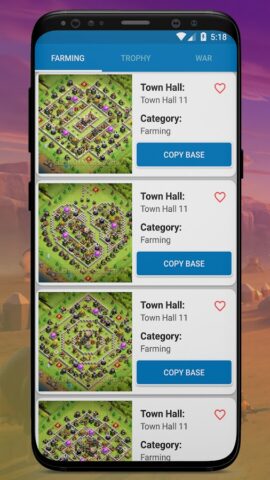 Clash of Maps — Base, Layouts для Android — скриншот 5