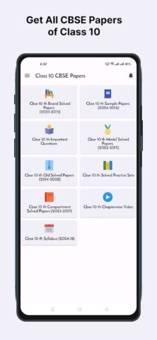 Class 10 CBSE Papers для Android — скриншот 1