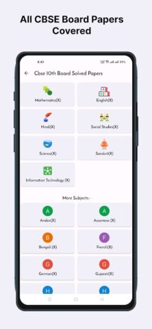 Class 10 CBSE Papers для Android — скриншот 2