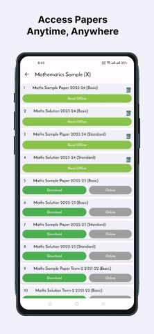 Class 10 CBSE Papers для Android — скриншот 4