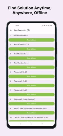 Class 10 NCERT Solutions для Android — скриншот 3