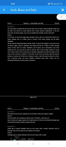 Class 10 Science Solution для Android — скриншот 4