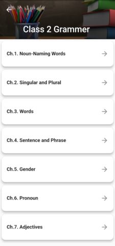Class 2 English Grammar Book для Android — скриншот 2