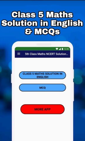 Class 5 Maths Solution English для Android — скриншот 1