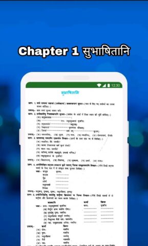 Class 8 Sanskrit Solution MCQs для Android — скриншот 3