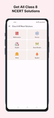 Class 8 Ncert Solutions для Android — скриншот 1
