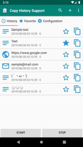 Менеджер буфера обмена для Android — скриншот 1