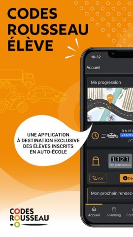 Codes Rousseau Élève для Android — скриншот 1