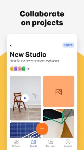 Collect by WeTransfer для Android — скриншот 4