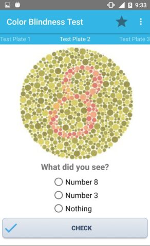 Color Blindness Test для Android — скриншот 2