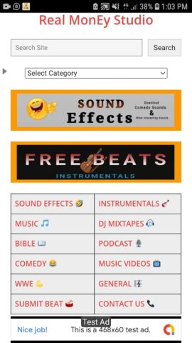 Comedy Funny Sound Effects App для Android — скриншот 1