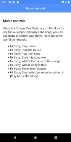 Commands & Guide for Bixby для Android — скриншот 4