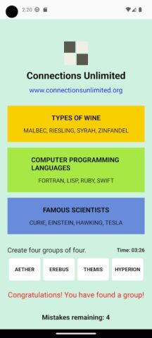 Connections Unlimited для Android — скриншот 3