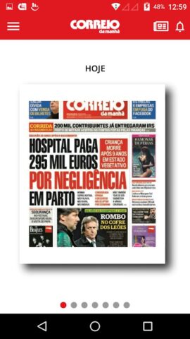 Correio da Manhã для Android — скриншот 5