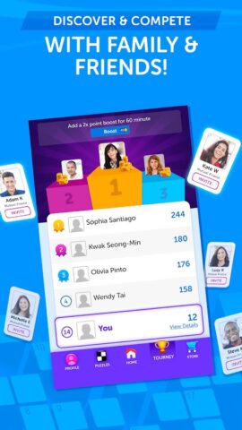 Crosswords With Friends для Android — скриншот 4