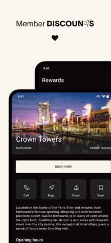 Crown Resorts для Android — скриншот 4