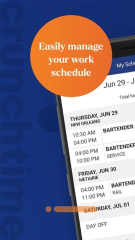 Crunchtime Teamworx для Android — скриншот 1