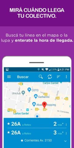 Cuándo SUBO для Android — скриншот 2