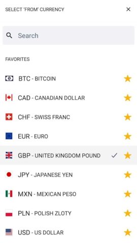 Курс валют для Android — скриншот 1