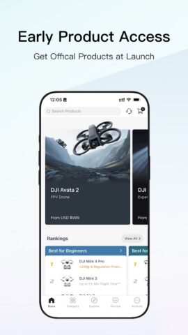 DJI Store — Try Virtual Flight для Android — скриншот 3