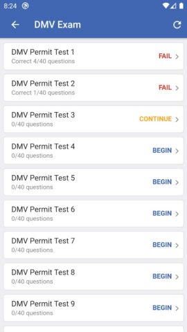 DMV Permit Practice Test 2026 для Android — скриншот 2