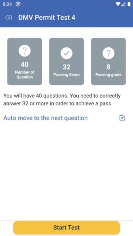 DMV Permit Practice Test 2026 для Android — скриншот 3