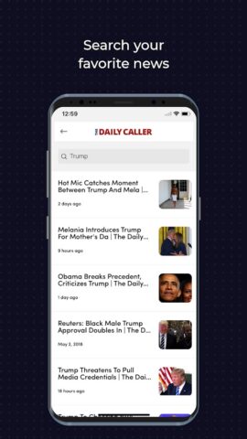 Daily Caller для Android — скриншот 4