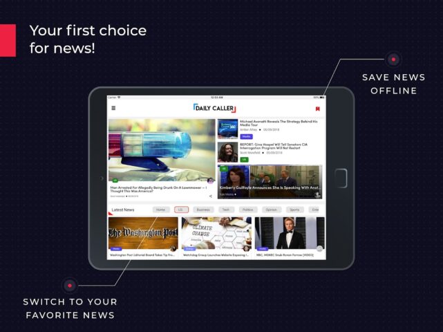Daily Caller для Android — скриншот 5