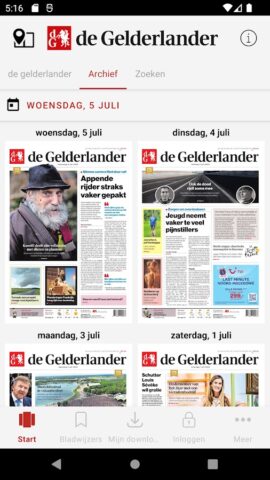 De Gelderlander-Digitale krant для Android — скриншот 2