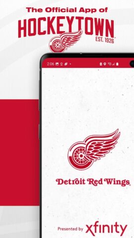 Detroit Red Wings для Android — скриншот 1
