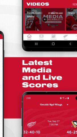 Detroit Red Wings для Android — скриншот 2