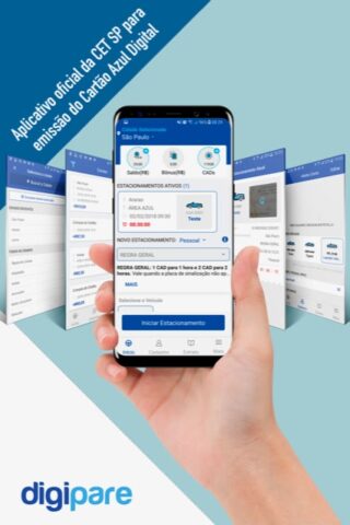 Digipare Blue Zone Parking для Android — скриншот 1