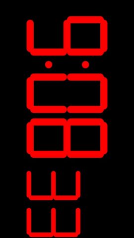 Digital Clock Seconds для Android — скриншот 1