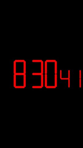 Digital Clock Seconds для Android — скриншот 2