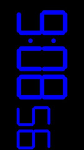 Digital Clock Seconds для Android — скриншот 5