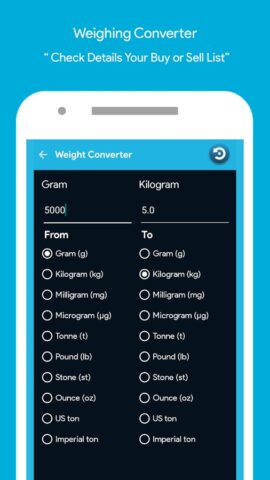 Digital scale to weight grams для Android — скриншот 5