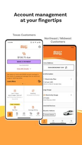 Direct Energy Account Manager для Android — скриншот 1