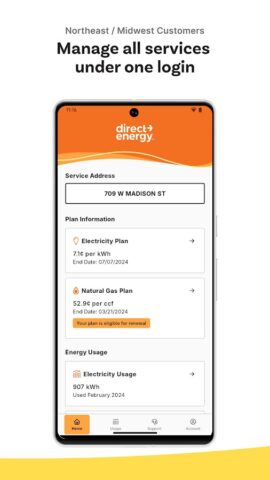Direct Energy Account Manager для Android — скриншот 5