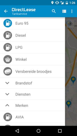 DirectLease Tankservice для Android — скриншот 1
