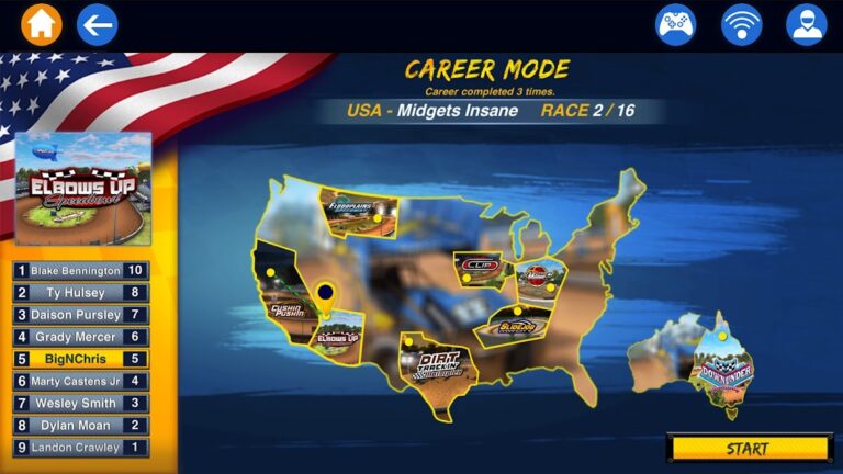 Dirt Trackin Sprint Cars для Android — скриншот 5