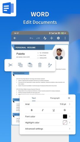 Document Editor:Word,Sheet,PDF для Android — скриншот 2