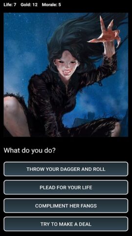 Dungeons and Decisions RPG для Android — скриншот 3