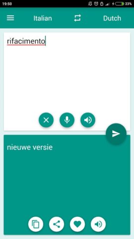 Dutch-Italian Translator для Android — скриншот 3