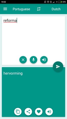 Dutch-Portuguese Translator для Android — скриншот 3